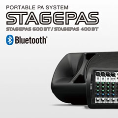 fun88乐天堂发布两款新型号便携式扩声系统产品——STAGEPAS 400BT 以及 600BT