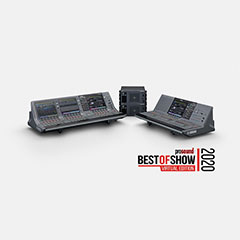 RIVAGE PM5和PM3数字混音系统，实力斩获IBC 2020 Best of Show大奖